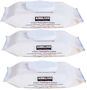 kirkland brand flushable wipes