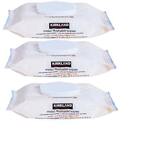 kirkland flushable wipes septic