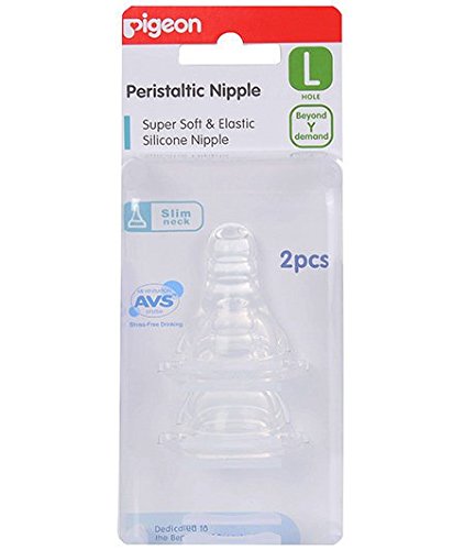 pigeon peristaltic nipple slim neck