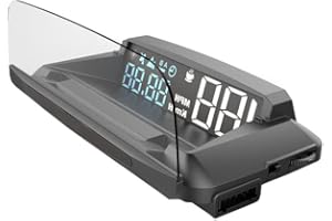 VJOYCAR 3D HUD Head Up Display Universal GPS Speedometer for Cars Digital Speed MPH KM/H Overspeed Alarm Fatigue Driving Alert Altitude Windshield Projector Father's Day Gift for Drivers