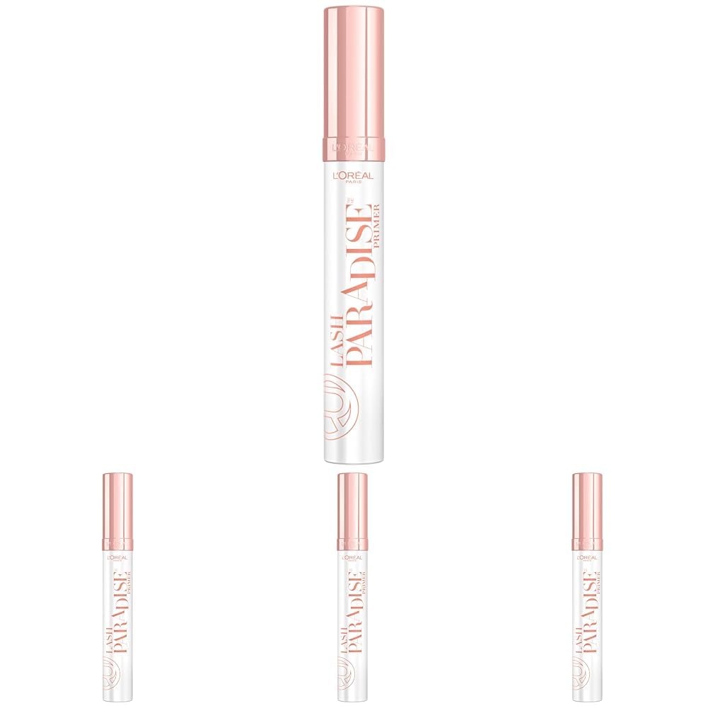 L'Oreal Paris Paradise Mascara Primer, Suitable for Sensitive Eyes (Pack of 4)
