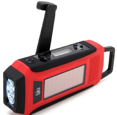 Epica-Digital-Emergency-Solar-Hand-Crank-AMFMNOAA-Radio-Flashlight-Smartphone-Charger-with-NOAA-Certified-Weather-Alert-Cable-ONE-CABLE-DOES-ALL
