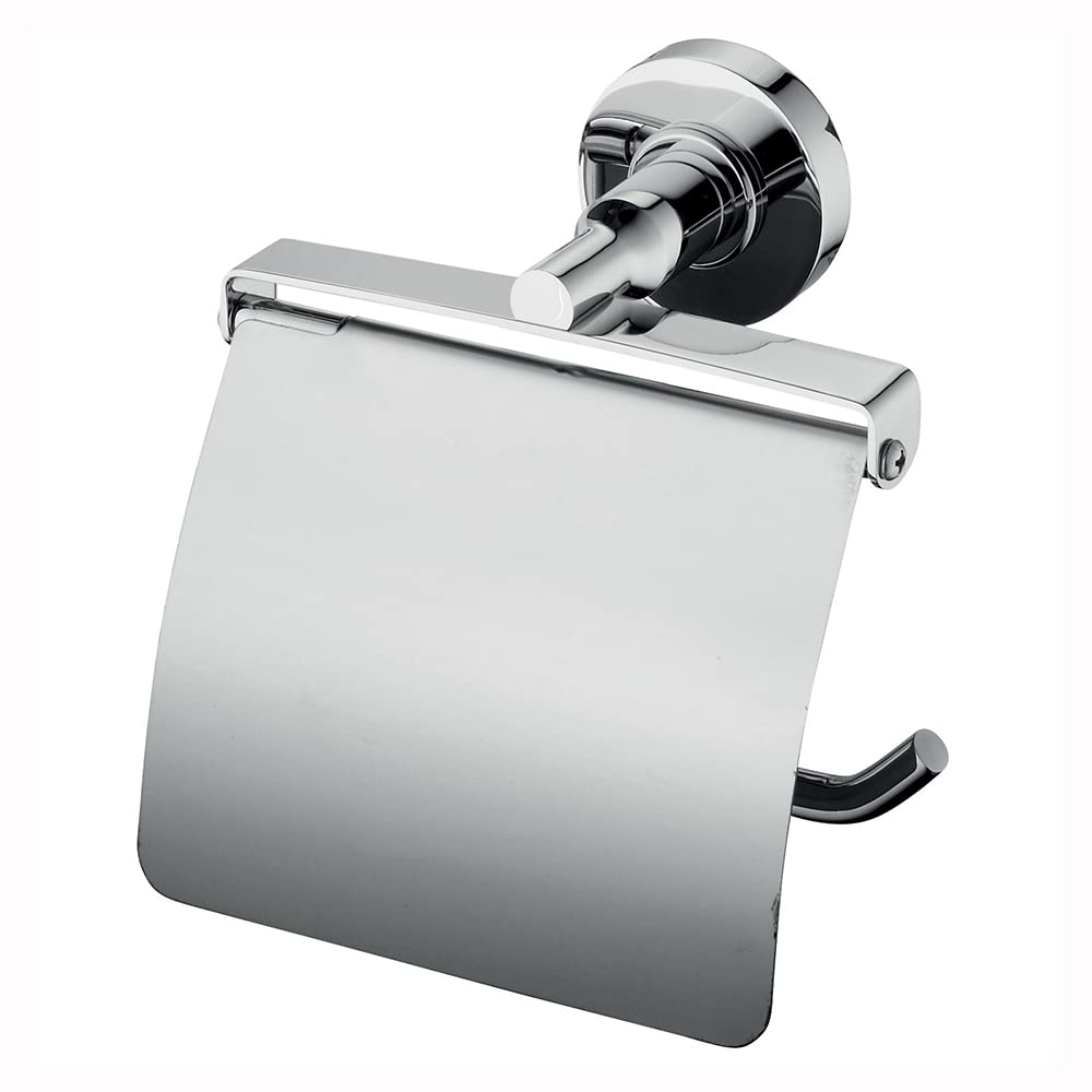 Ideal Standard IOM Toilet Roll Holder With Cover, Chrome, A9127AA