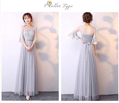 Amazon Wedding Room 4種類 花嫁 ウェディングドレス ピンク ロングドレス ワンショルダー イブニングドレス パーティー ブライダル マキシ丈 ワンピース コンサート 二次会 シフォン Aタイプ パーティードレス 通販