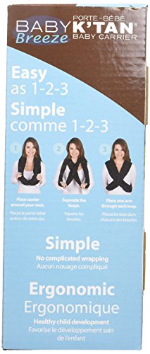 Baby K'tan Breeze Baby Carrier, Charcoal, Small