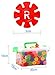 Building Block Toys, Snowflakes Diameter Bigger Interlocking Plastic Disc Set, A Creative and Educational Construction Toy - Best Toy for Boys and Girls 1.7 Inches (4.3 Centimeter)