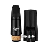 Eastar Bb Clarinet Mouthpiece Kit Black EMP-21C WIND BAND Series with Ligature, Mouthpiece Cushion, Clarinet Reeds 2.5 and Cap