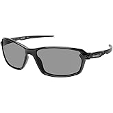 Harley‑Davidson Men’s Sunglasses – Modern Rectangle Shades with Smoke Gray Lenses & Shiny Black Frame, 100% UV Protection