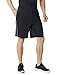 TM-MBS03-BLK_X-Large Telsa Men's Athletic Training Shorts Active HyperDri III w Pockets MBS03