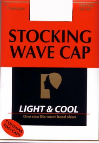 The Challenger Stocking Wave Cap - White (Contains Two Caps)