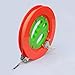 HENGDA KITE Professional Color Kite Ballbearing Reel Line Winder Grip Wheel + 150M Tire Line with Lock-Orange