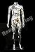 Chrome Male Mannequin - Full Body Chrome Male Mannequin w/Removable Head - Base Included (#PS-SM1SCEG)