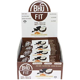 Primal GrassFed Whey Protein Bar Dark Chocolate + Coconut Almond (12 Bars)