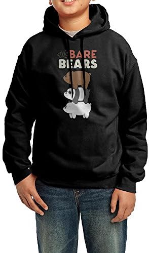 We Bare Bears Kids Cartoon Junior Classic Pullover Athletic Sweatshirt Hoodies
