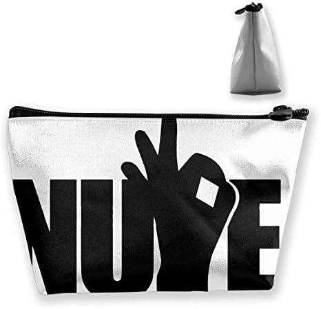 Nupe Kappa Alpha Psi Ok Hand Gesture Waterproof Makeup Shower Bag Zipper Organizer Travel Cosmetic Bag 1410M