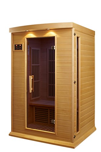 DYNAMIC SAUNAS AMZ-MX-K206-01 Maxxus Toulouse 2-Person Far Infrared Sauna