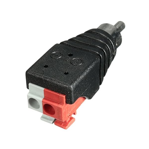 Speaker-Wire-Cable-To-Audio-Male-Rca-Connector-Adapter-Convertor