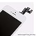 Cellphoneage Replacement Digitizer with Home Button, Bracket, Flex, Sensor, Front Camera, Frame Housing Assembly Display Touch Panel for iPhone 5S Bundle with Repair Tool Kit