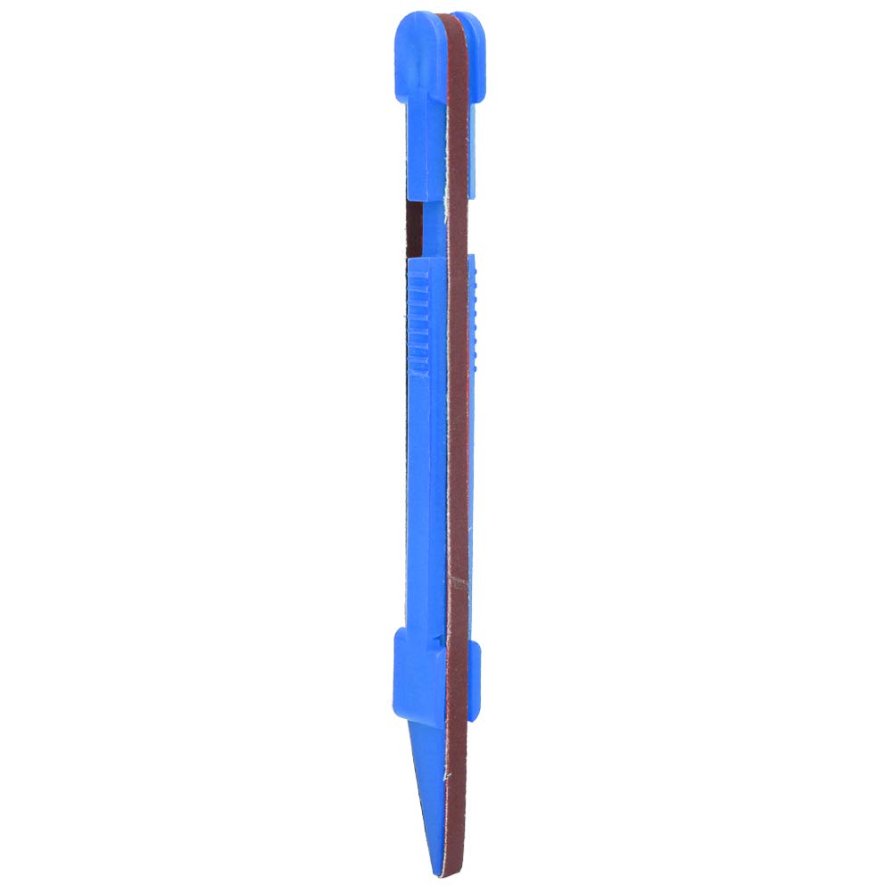 Fret Sandpaper, Sanding Stick Guitar Fret Crowning File Pen Detailer Finishing for DIY Repair Instrument Tool For Stringed Instruments Can Easily Sand Hard‑to‑reach Areas (Blue)