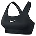 Nike Womens Pro Classic Padded Sports Bra - Small - Black/Black