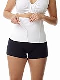 Underworks Post Delivery Binder - Maternity Belt - Post Natal, White, Medium