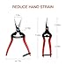 FLORA GUARD Pruning Shears, Micro-Tip Pruning Snip Straight Pruning Shears Florist Scissor with Carbon Steel Blades for Arranging Flowers, Trimming Plantsthumb 4