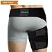 BODYMATE Hip Wrap Brace and Sciatica Pain Relief Devices - Sacroiliac Belt, Compression Wrap for Thigh, Hamstring, Joints, Hip Pain - Adjustable Sciatic Nerve Brace (Small, Less Than 32 Inches)