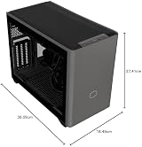 Cooler Master NR200P MAX Mini-ITX SFF PC Case 280mm AIO 850W Gold PSU view 11