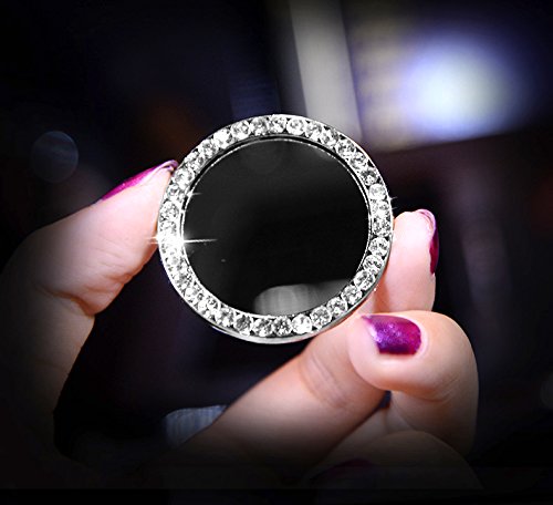 1 Earthland+Rhinestone+Decoration+Interior+Button+Silvery