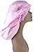 Donna Super Jumbo Shower Cap Waterproof Material 1pc for Women or Men Shower Cap for Roller Sets, Afros, Twist, Silk Wraps and More Reusable, 1PC PINK COLOR