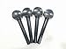Set of 4 Indian Ebonywood Pegs for Violin & Viola - Gold Grade