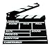 Director’s Film Movie Clapper Slate Chalkboard Professional Vintage Clapper Slate Board Cut Action TV Movie Clapperboard - Decor (7.5” x 8”)
