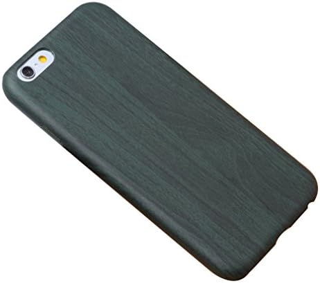iPhone 6 Plus iPhone 6S Plus 5.5" Case Axixi Unique Real Handmade Natural Solid Wood Back Cover Backplate and Hard PC Hybrid On Cover Case for iPhone 6/6S Plus 5.5 inch (Color 1)