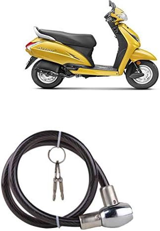Kandid Multipurpose Key Chain Cable Bicycle/Bike Helmet Lock for Honda Activa 5G Kandid Multipurpose Key Chain Cable Bicycle/Bike Helmet Lock for Honda Activa 5G
