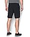 Under Armour Men's Match Play Tapered Shorts, Black/True Gray Heather, 34