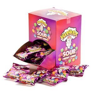 Warheads Sour Chewy Cubes Changemaker 42 ct box, .8 Oz by Warheads