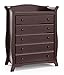 Storkcraft Avalon 5 Drawer Universal Dresser | Ideal for Nursery, Toddlers and Kids rooms | Espresso