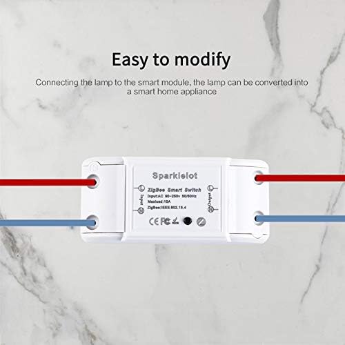Interruptor de luz WiFi inteligente mdulo de interruptor de luz de rel inalmbrico control remoto de la aplicacin TuyaSmart Life Smart compatible con Alexa Google Home