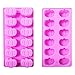 YOUNG TAG Silicone Candy Mold - Halloween Pumpkins Chocolate Mold for Cake Decoration Set of 3