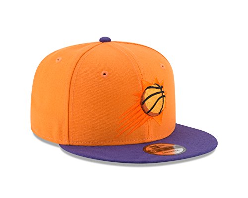 New Era NBA Phoenix Suns Adult Men NBA 9Fifty 2Tone Snapback Cap,OSFA,Gold