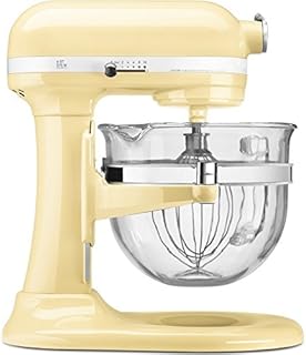 KitchenAid KF26M2XAC 6-Qt. Professional 600 with Glass Bowl Almond Cream