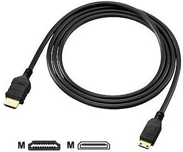 Precision Design HDMI to Mini-HDMI Digital A/V HD Camera Conversion Cable (6 ft/1.8m) for Canon EOS 1D Mark IV, 7D, 5D MARK II, 50D, Rebel T1i, T2i Digital SLR Cameras