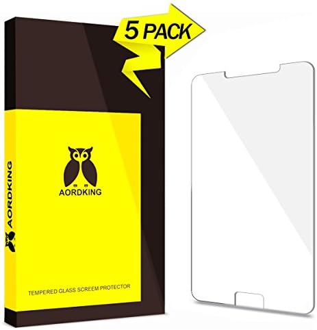 Galaxy C5 Screen Protector, AordKing [Tempered Glass] Premium HD Anti-Scratch Ultra-Durable [0.33mm Thin 9H Hardness 2.5D Round Edge] with Lifetime Replacement Warranty [5 PACK]