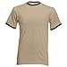 Fruit Of The Loom Mens Ringer Short Sleeve T-Shirt