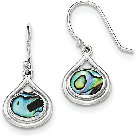 .925 Sterling Silver 27 MM Alabone Shepherd Hook Earrings