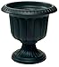 Novelty Classic Urn Planter, Black, Outdoor Use