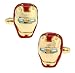 Marvel Avengers Iron Man Helmet Color Cufflinks Gift Box