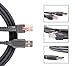 Whizzotech USB A male to RJ45 Cable 7ft 2M for Symbol Barcode Scanner LS4278 LS2208 2208AP LS9208 (1)