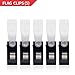 Anley Accessories 10 Pack Garden Flag Rubber Stoppers and Anti-Wind Clips - Durable & Weather Resistance for 5 Garden Flag Poles Stands - 10 Pieces Set