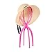 Dreamlover Wig Holder, Multiple Tall Wig Stands for Long Wigs, Hot Pink, 3 Pack